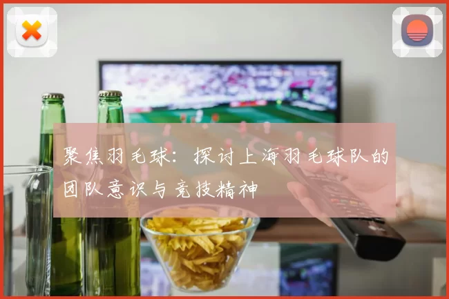 聚焦羽毛球：探讨上海羽毛球队的团队意识与竞技精神
